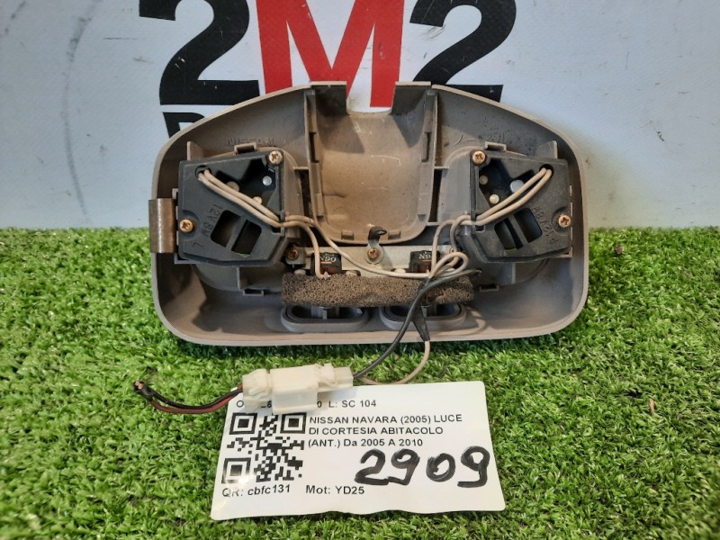 LUCE DI Cortesia Abitacolo ANT 26430EB310 Nissan Navara 2005