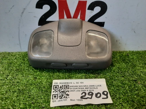 LUCE DI Cortesia Abitacolo ANT 26430EB310 Nissan Navara 2005