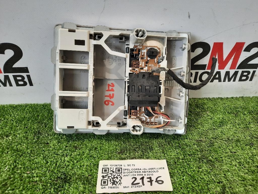 LUCE DI Cortesia Abitacolo ANT 13126729 Opel Corsa D 2007