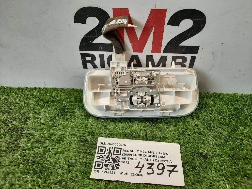 LUCE DI Cortesia Abitacolo ANT 264300007R Renault Mégane III SW 2009