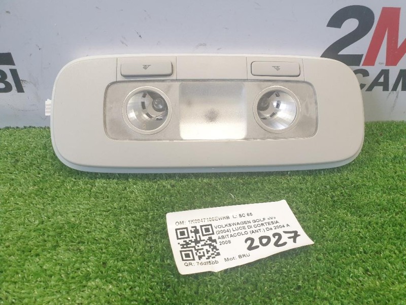 LUCE DI Cortesia Abitacolo ANT 1K0947106E Volkswagen GOLF V 2004