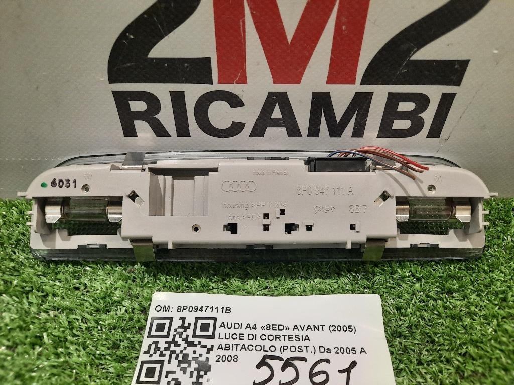 LUCE DI Cortesia Abitacolo POST 8P0947111B Audi A4 8ED Avant 2005