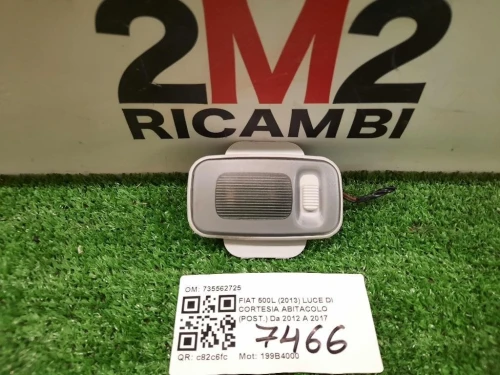 LUCE DI Cortesia Abitacolo POST 735562725 Fiat 500L 2013