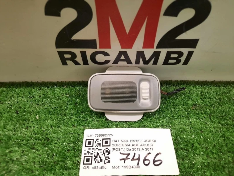 LUCE DI Cortesia Abitacolo POST 735562725 Fiat 500L 2013