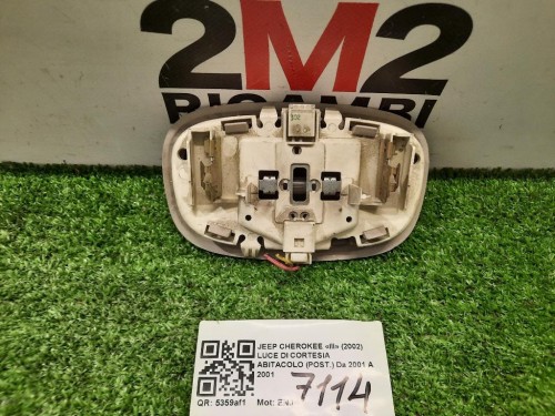 LUCE DI Cortesia Abitacolo POST Jeep Cherokee III 2002