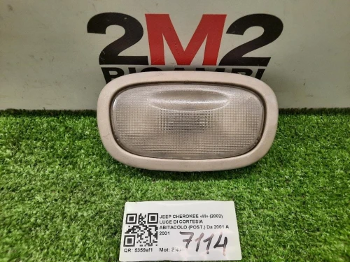LUCE DI Cortesia Abitacolo POST Jeep Cherokee III 2002