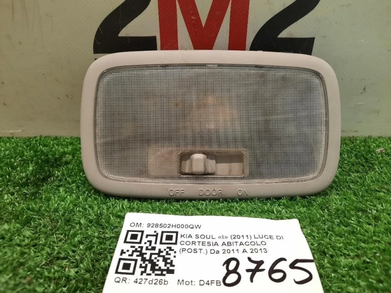LUCE DI Cortesia Abitacolo POST 928502H000QW Kia SOUL I 2011