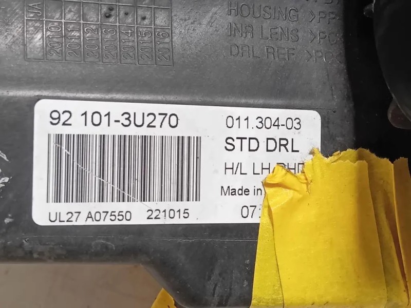 Proiettore ANT SX 92101-3U270 Kia Sportage III 2010