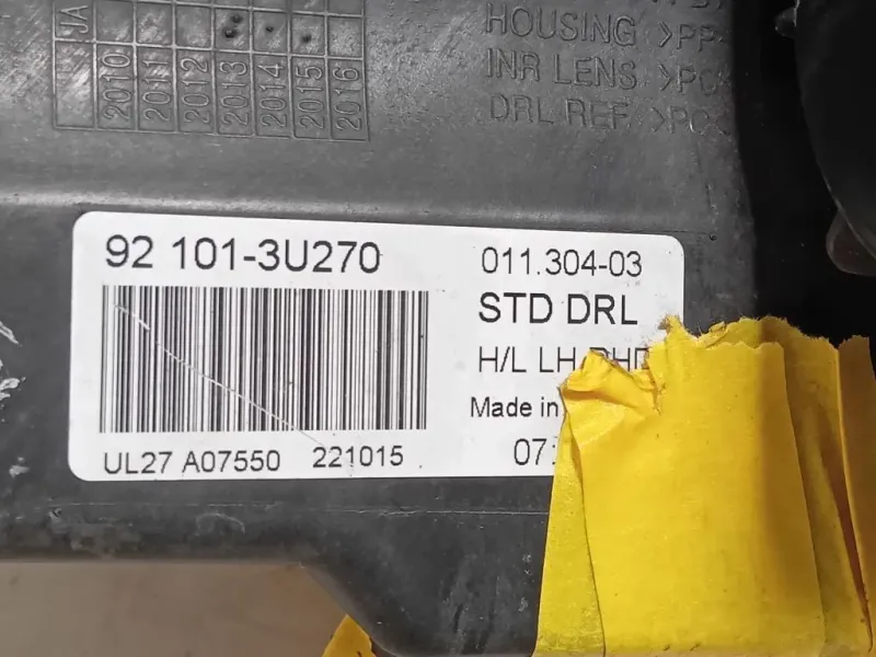 Proiettore ANT SX 92101-3U270 Kia Sportage III 2010