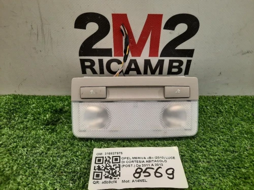 LUCE DI Cortesia Abitacolo POST 316627975 Opel Meriva B 2010