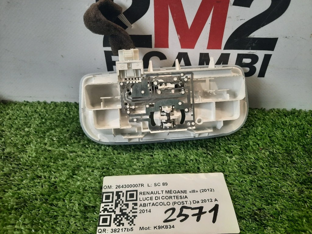 LUCE DI Cortesia Abitacolo POST 264300007R Renault Mégane III 2012