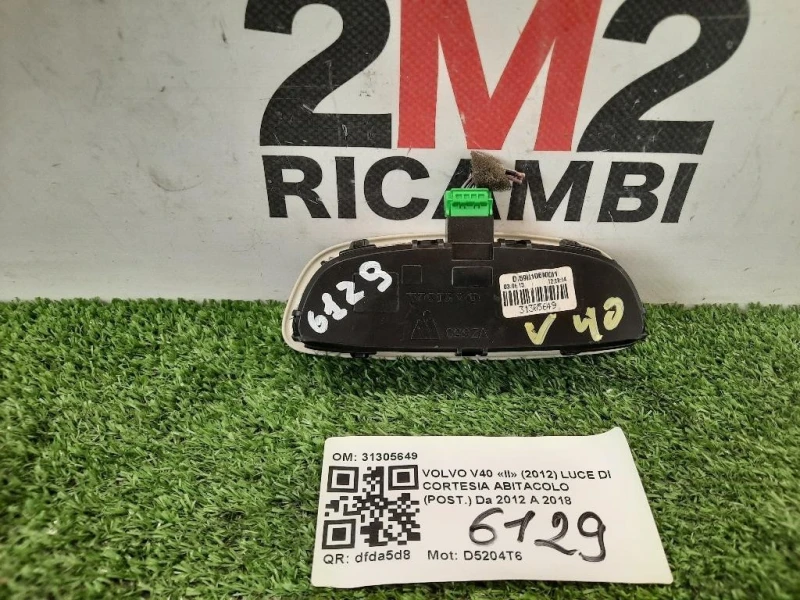 LUCE DI Cortesia Abitacolo POST 31305649 LUCE Volvo V40 II 2012