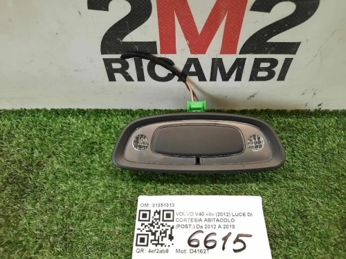 LUCE DI Cortesia Abitacolo POST 31351313 Volvo V40 II 2012