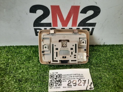 LUCE DI Cortesia Abitacolo DX Chevrolet Captiva I 2007
