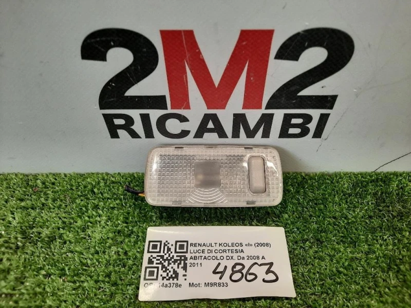 LUCE DI Cortesia Abitacolo DX LUCE ABITACOLO Renault Koleos I 2008
