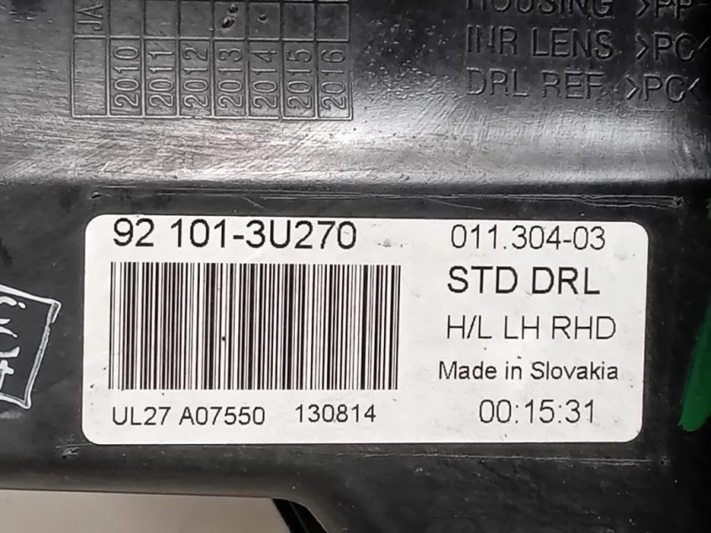 Proiettore ANT SX 92101-3U240 Kia Sportage IV 2018