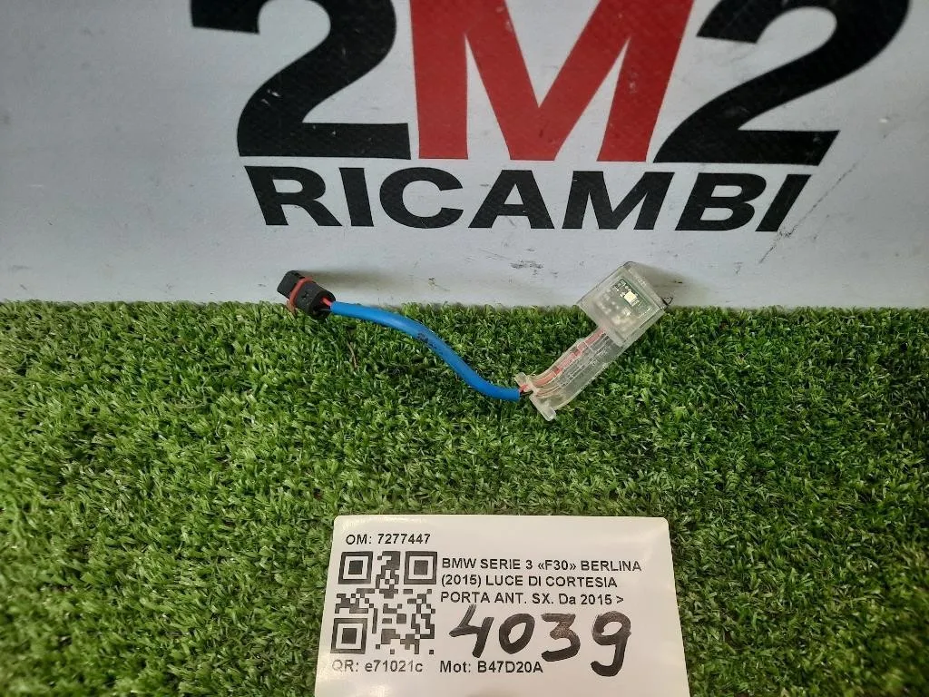LUCE DI Cortesia Porta ANT SX 7277447 Bmw Serie 3 F30 Berlina 2015
