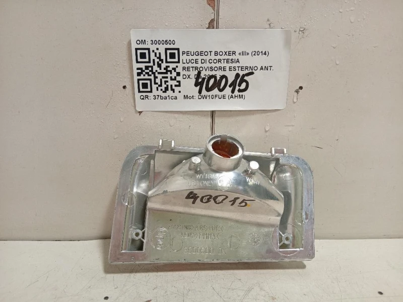 LUCE DI Cortesia Retrovisore Esterno ANT DX 3000500 Peugeot Boxer III 2014