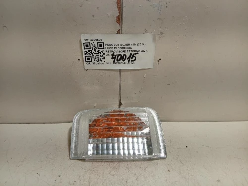 LUCE DI Cortesia Retrovisore Esterno ANT DX 3000500 Peugeot Boxer III 2014