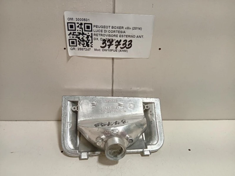LUCE DI Cortesia Retrovisore Esterno ANT SX 3000501 Peugeot Boxer III 2014
