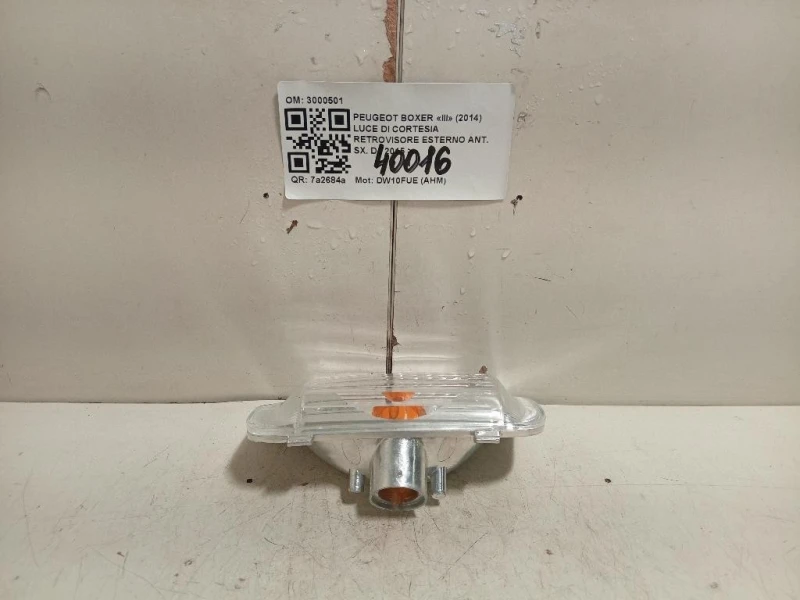 LUCE DI Cortesia Retrovisore Esterno ANT SX 3000501 Peugeot Boxer III 2014