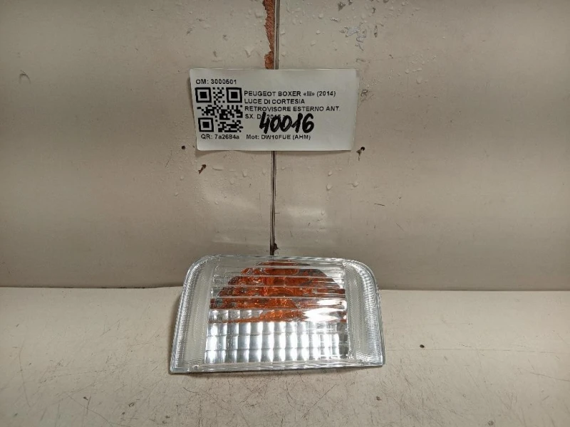 LUCE DI Cortesia Retrovisore Esterno ANT SX 3000501 Peugeot Boxer III 2014