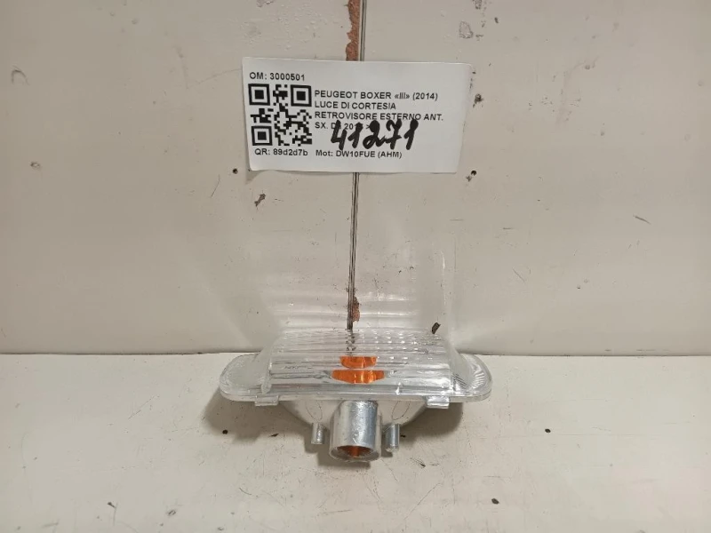 LUCE DI Cortesia Retrovisore Esterno ANT SX 3000501 Peugeot Boxer III 2014