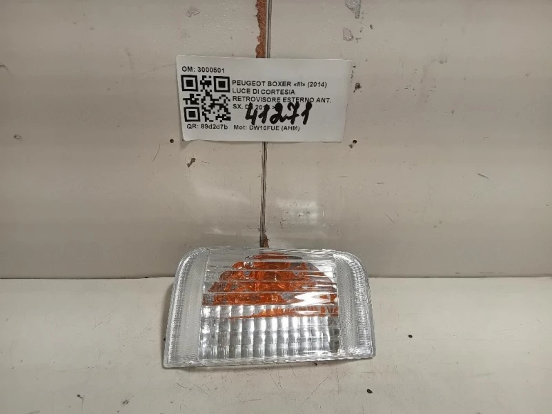 LUCE DI Cortesia Retrovisore Esterno ANT SX 3000501 Peugeot Boxer III 2014