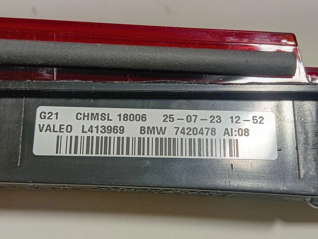 LUCE STOP Supplementare POST 7420478 Bmw Serie 3 G20 Berlina 2018