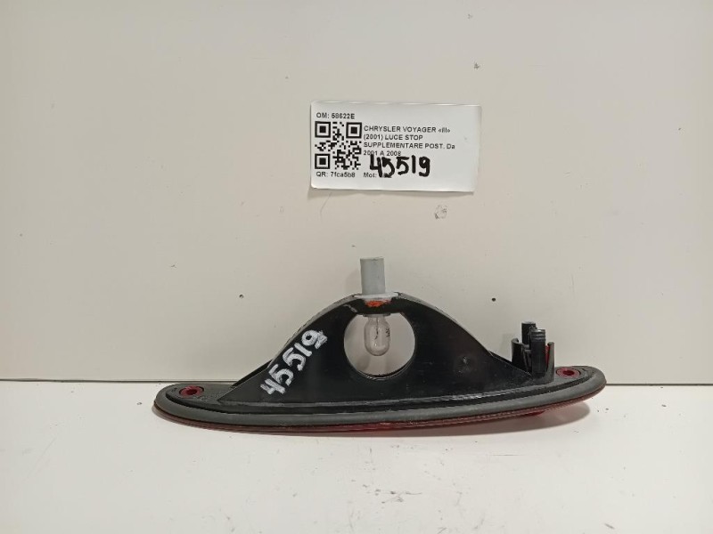 LUCE STOP Supplementare POST 58622E Chrysler Voyager III 2001