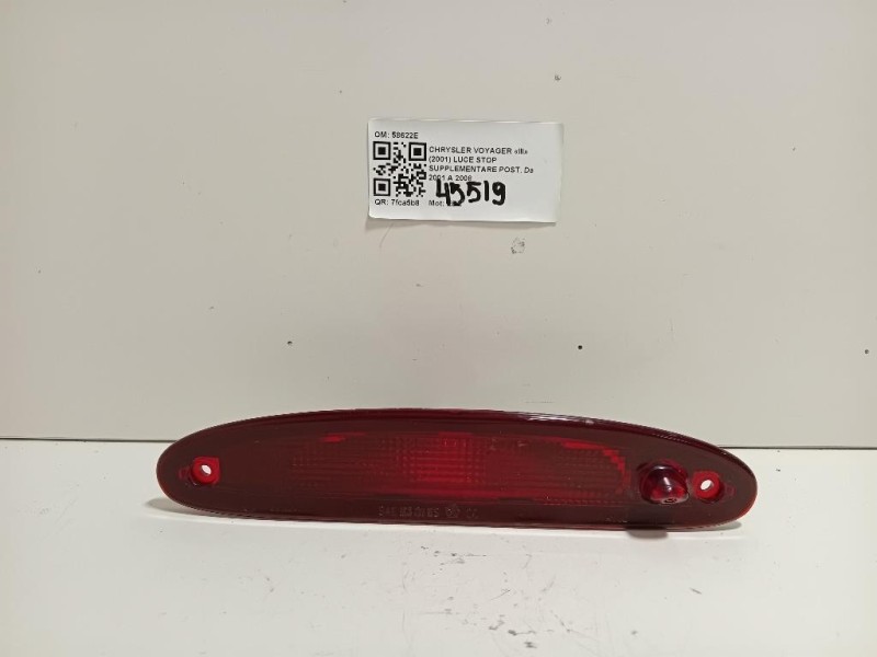 LUCE STOP Supplementare POST 58622E Chrysler Voyager III 2001