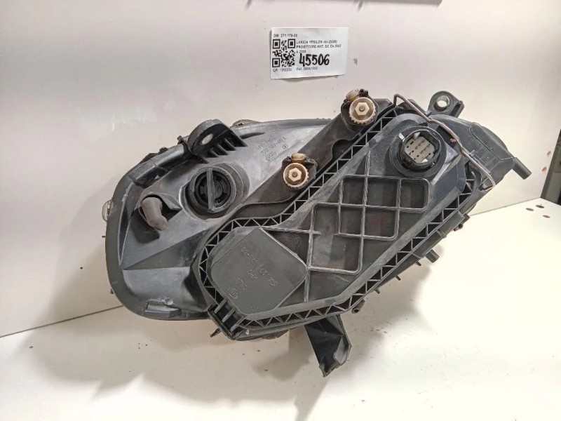 Proiettore ANT SX 51786654 Lancia Ypsilon II 2006