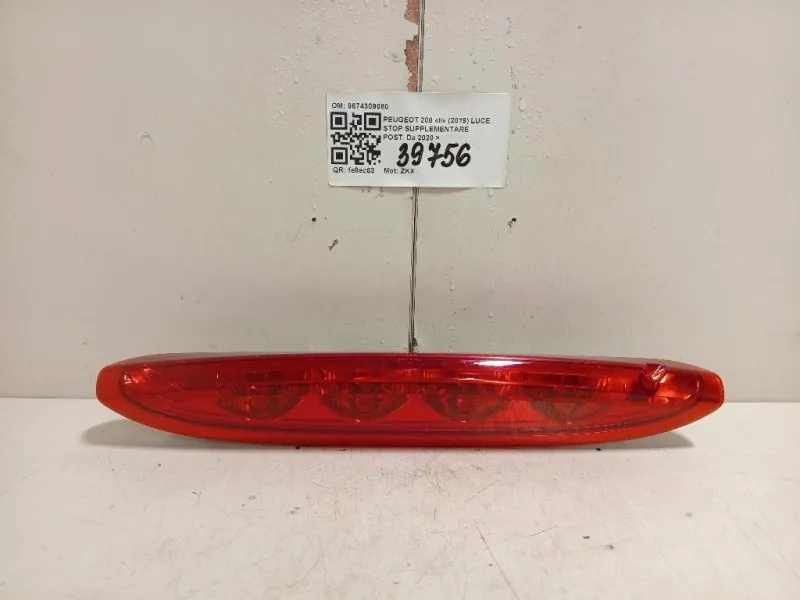 LUCE STOP Supplementare POST 9674309080 Peugeot 208 II 2019