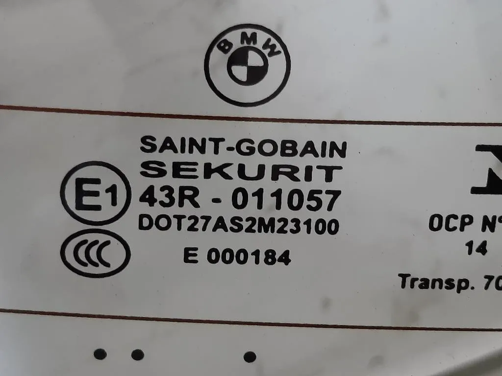 Lunotto 43R-011057 Bmw Serie 1 F21 Berlina 2012