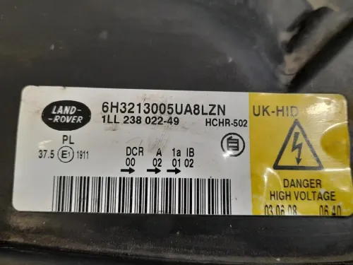 Proiettore ANT SX 6H3213005UA8LZN XBC502250LZN Land Rover Range Rover Sport I 2005