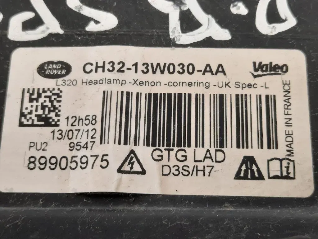 Proiettore ANT SX CH32-13W030-AA Land Rover Range Rover Sport II 2009