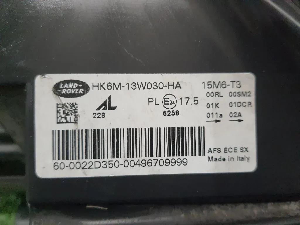 Proiettore ANT SX HK6M13W030HA Land Rover Range Rover Sport III 2014