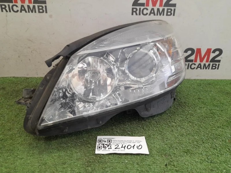 Proiettore ANT SX A2048208561 Mercedes Classe C W204 2007