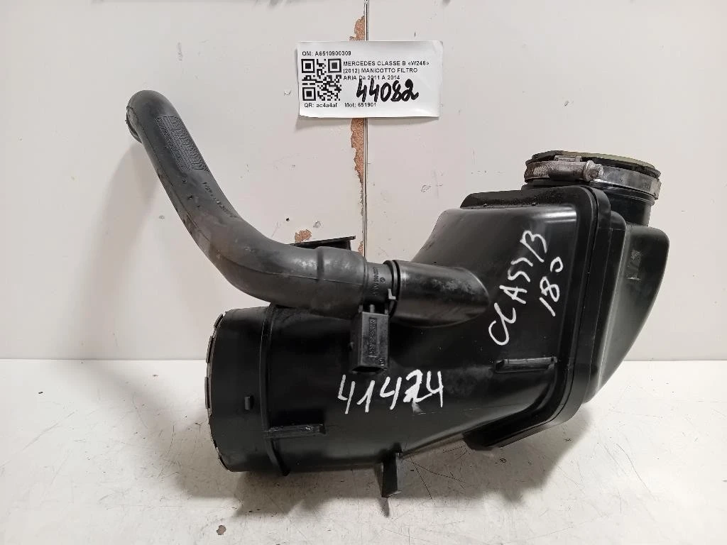 Manicotto Filtro ARIA A6510900309 Mercedes Classe B W246 2012