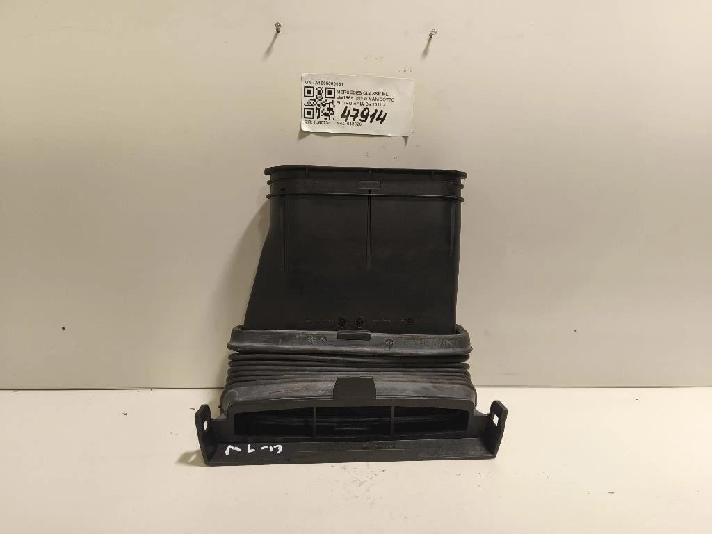 Manicotto Filtro ARIA A1665000061 Mercedes Classe ML W166 2012