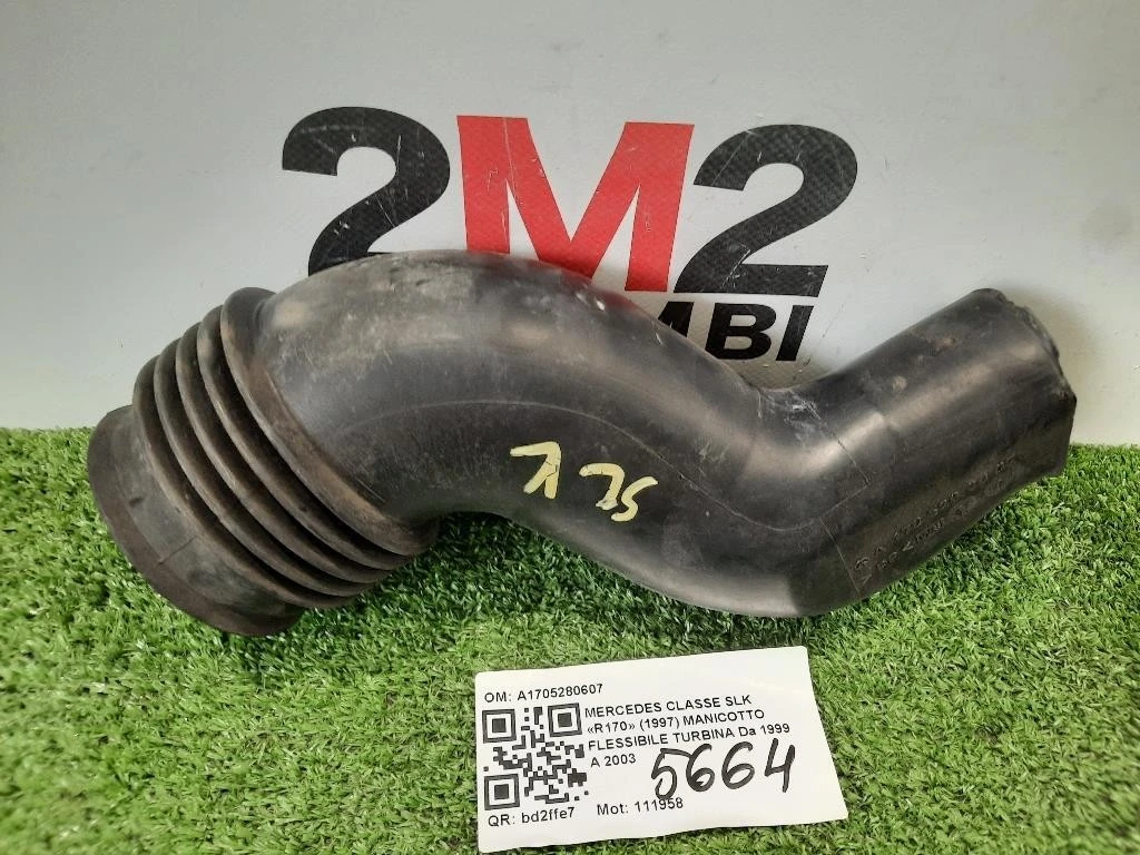 Manicotto Filtro ARIA A1705280607 Mercedes Classe SLK R170 1997