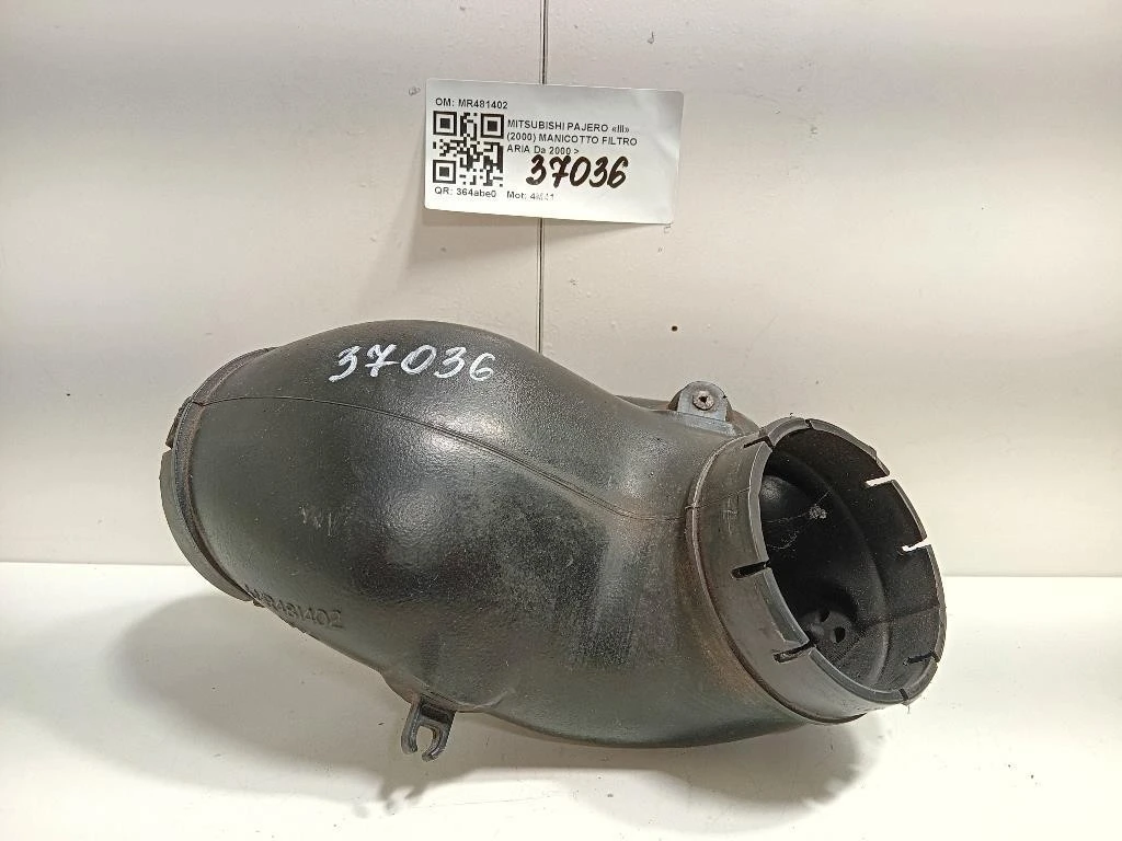 Manicotto Filtro ARIA MR481402 Mitsubishi Pajero III 2000