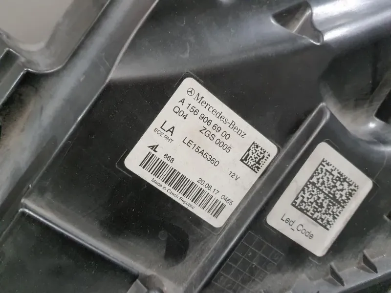 Proiettore ANT SX A1569066900 Mercedes Classe GLA X156 2017