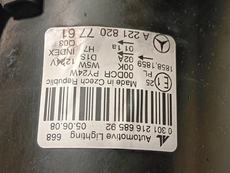 Proiettore ANT SX 030121668592 Mercedes Classe S W221 2006