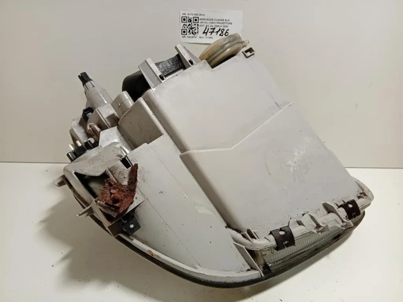 Proiettore ANT SX A170 820 25 61 Mercedes Classe SLK R170 1997