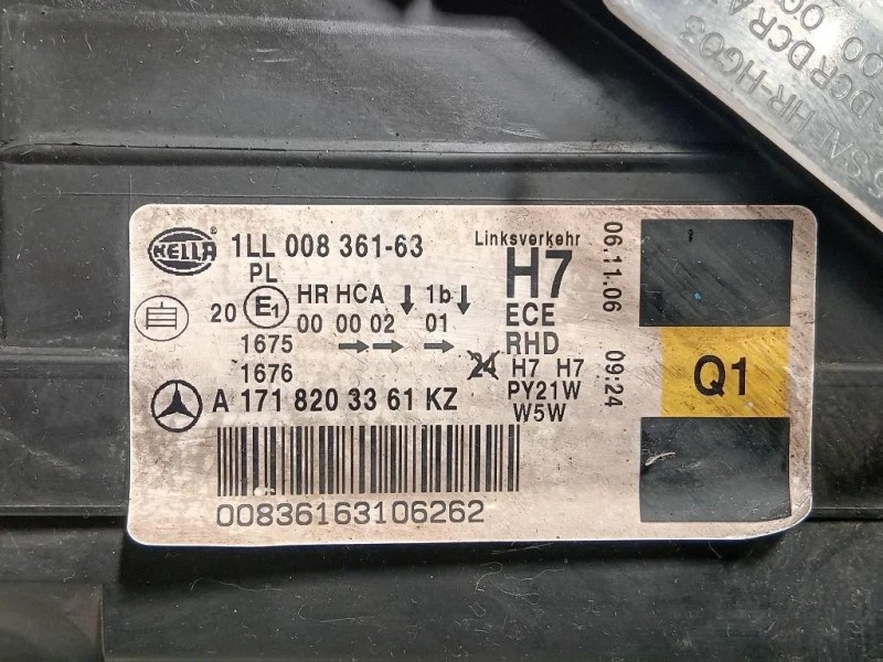 Proiettore ANT SX A1718203361 Mercedes Classe SLK R171 2004