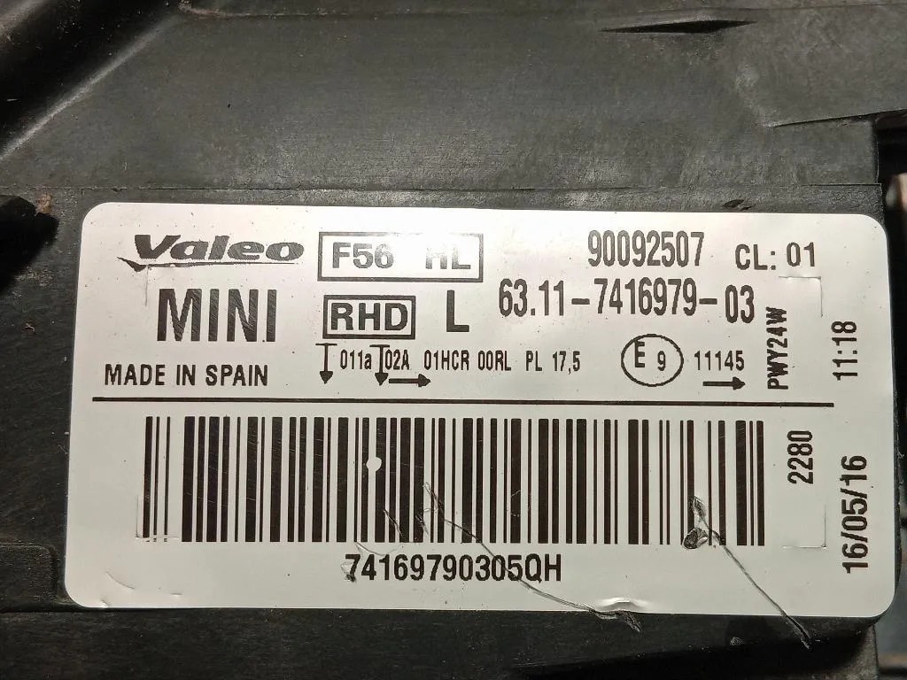 Proiettore ANT SX 6311-7416979-03 Mini MINI Clubman F54 2019