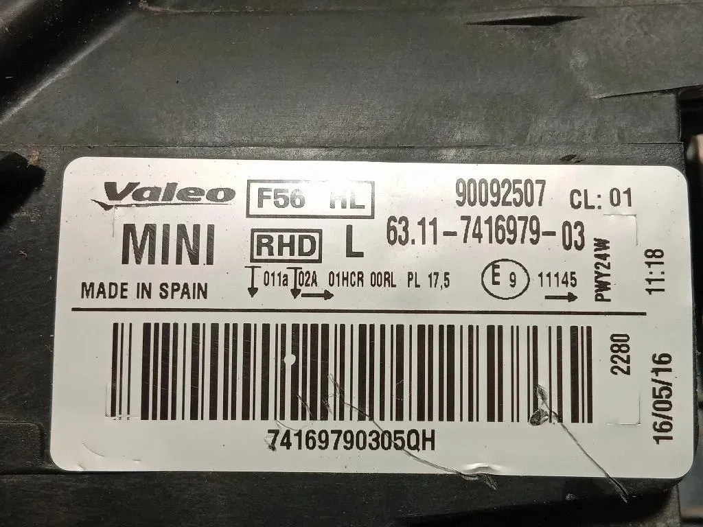 Proiettore ANT SX 6311-7416979-03 Mini MINI Clubman F54 2019