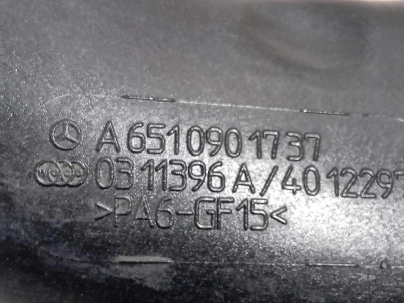 Manicotto Intercooler INF 6510901737 Mercedes Classe B W246 2012