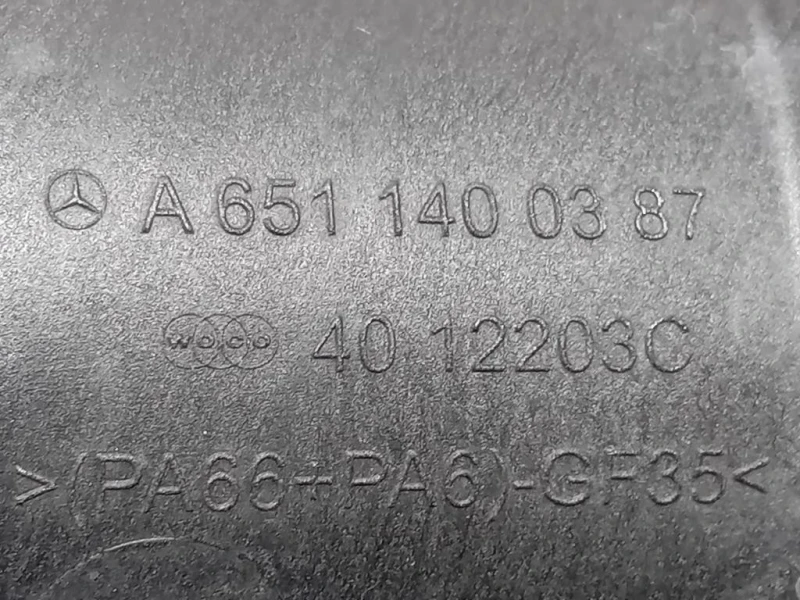 Manicotto Intercooler INF 6510901737 Mercedes Classe B W246 2012